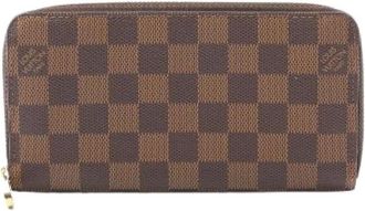 Louis Vuitton Pre-owned Wallets, male, Brown, Size: ONE SIZE Pre-owned Zippy Wallet Damier Long Wallet