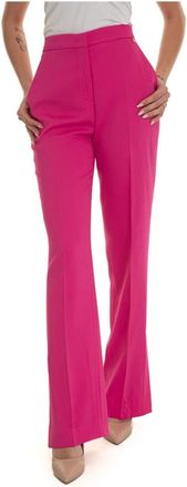 Liu Jo Klassieke broek - Dames - Wijde Broeken - Roze - 2XL - Broeken
