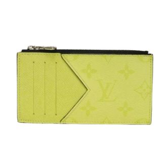 Louis Vuitton Pre-owned Kaarthouder - Heren - Pre-owned - Geel - Maat: ONE Size Leer