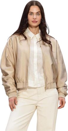 Nukus Nukus, Dames, Jassen, Beige, Maat: 2XL Viscose