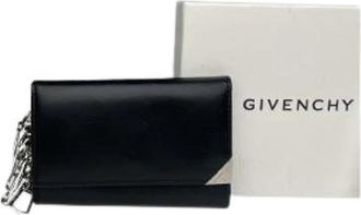 Givenchy Pre-owned Vintage Sleutelhanger - Dames - Vintage Accessoires - Zwart - ONE Size - Leer - Vintage