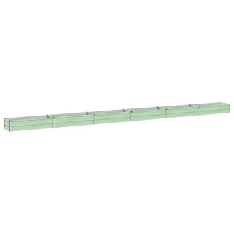 vidaXL Cama De Jard&iacute;n Elevada Verde Pastel 600 X 40 X 24 Cm Vidaxl