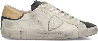 Philippe Model Sneakers Prsx Tennis - Heren - Sneakers - Wit - 40 EU - Katoen - Schoenen