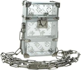 Louis Vuitton Pre-owned Mini Bags, female, Gray, Size: ONE SIZE Pre-owned Vintage Metal Mini Shoulder Bag