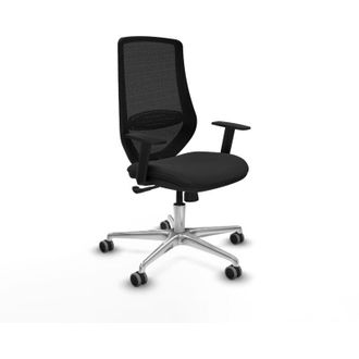 Piqueras y Crespo Piqueras Y Crespo Mardos Sincro Silla De Oficina Negra