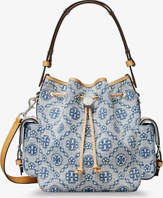 Tory Burch T-Monogram coated canvas bucket bag - TORY BURCH - gender_Woman