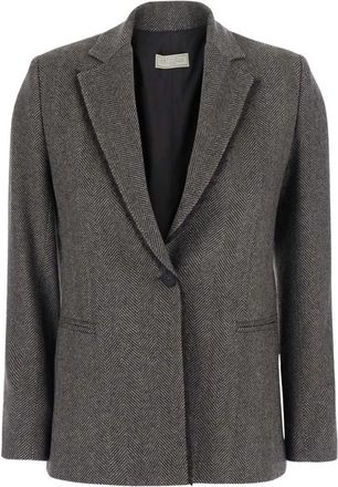 Antonelli Gotland Single-Breasted Blazer - Dames - Blazers - Grijs - M - Jassen