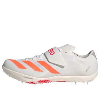 adidas Adizero High Jump White Lucid Orange JQ0811
