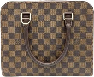 Louis Vuitton Pre-owned Damier Canvas Handtas - Dames - Vintage Handtas - Bruin - ONE Size - Vintage