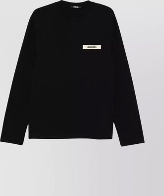 Jacquemus long sleeve crew neck t-shirt