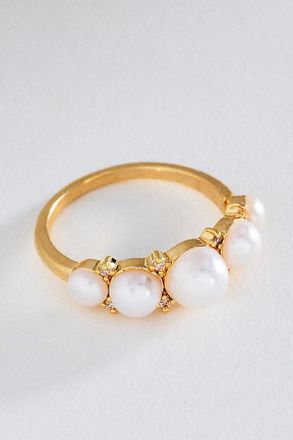 Anthropologie Oval Gem Ring