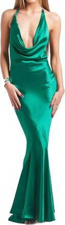 Retrof&ecirc;te Eve Dress In Emerald