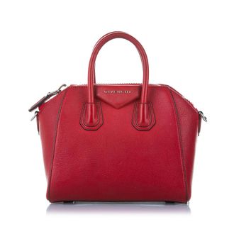 Givenchy Vintage Givenchy Antigona Leather Satchel Red