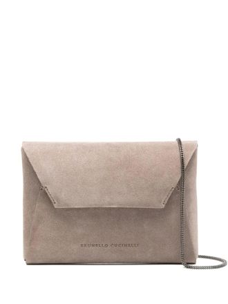 Brunello Cucinelli chain-strap mini bag - Grey