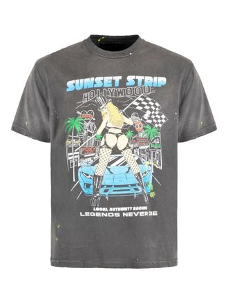 Local Authority graphic-print crew-neck T-shirt - Grey