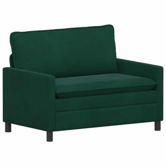 vidaXL Sof&aacute; Verde Oscuro 126 X 81 X 87,5 Cm Vidaxl