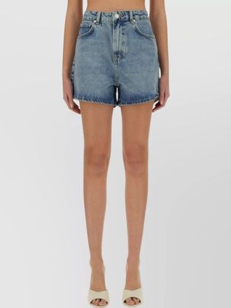 Moschino denim knee-length shorts
