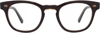 Mr. Leight HANALEI C Demo Square Unisex Eyeglasses ML1008 BKTR-ATG 45