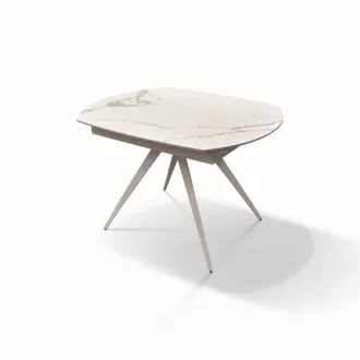 Konte Design Mesa de m&aacute;rmol estatuario 120x90 - 180x90 cm