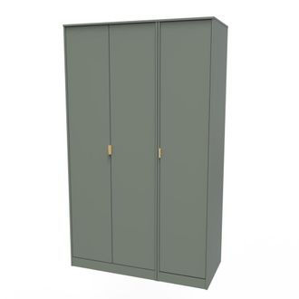 Welcome Furniture Harare Ready Assembled Wardrobe with 3 Doors - Reed Green - Welcome Furniture | TJ Hughes