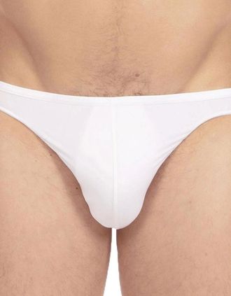 HOM Hom Mens Plume Ultra-light Brief, White - Size: 33/32/32