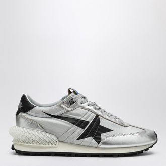 Golden Goose Sneaker Marathon in nylon ripstop silver