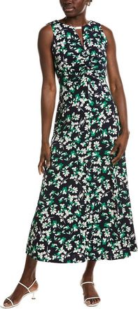 Sandra Darren Ruched Midi Dress