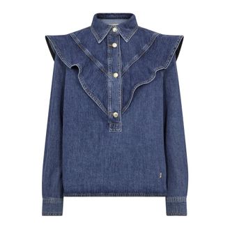 Mos Mosh Blouses, female, Blue, Size: XS Blouses
