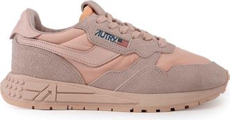 Autry Reelwind Low Sneakers In Nylon And Suede