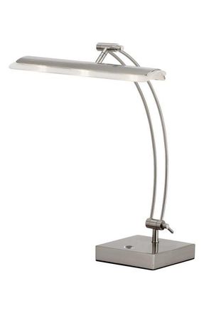 Adesso Esquire LED Desk Lamp in Brushed Steel at Nordstrom