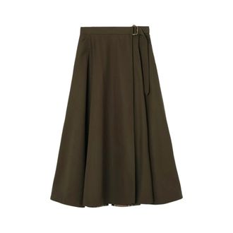 Burberry Belina A3041 - female - Burberry - Midi Skirts - Brown - 2XS - Skirts