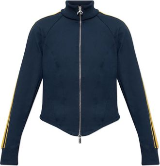 adidas Hoodies & sweatvesten, Dames, Blauw, M, Leer, Corset Tracktop