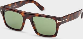 Tom Ford Men & apos;s Cyrus 02 53mm Square Acetate Sunglasses
