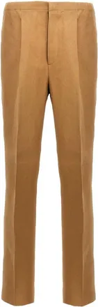 Fendi Hombre, Pantalones, Beige, Talla: M