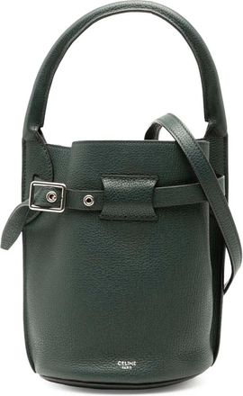 Celine 2018-2025 Nano Leather Big Bucket Bag satchel - Groen