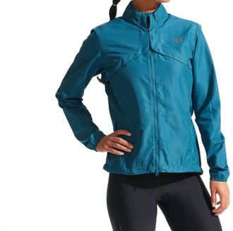 Pearl Izumi Womens Quest Barrier Convertible Jacket In Ocean Blue