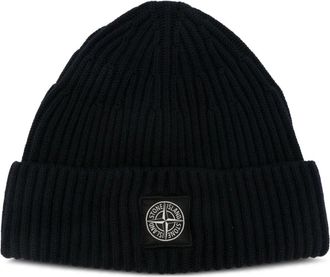 Stone Island Beanies - unisex - Hoeden - Blauw - ONE Size - Accessoires