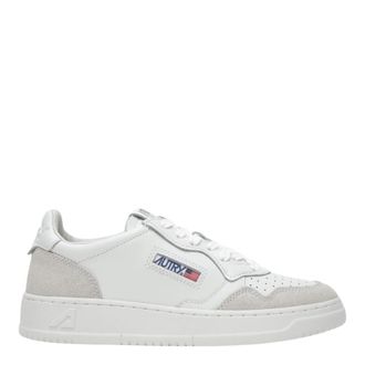 Autry Medalist Low - Dames - Sneakers - Wit - 37 EU - Katoen - Schoenen