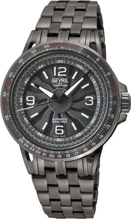 Gevril Group Wind Master Automatic Grey Dial Mens Watch 49300B