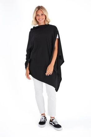 Accouch&eacute;e Four in One Multipurpose Supreme Cotton Cape in Black at Nordstrom, Size One Size Eu