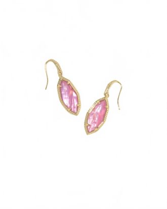 Kendra Scott Womens Ophelia Small Drop Earrings In Light Mauve Illusion