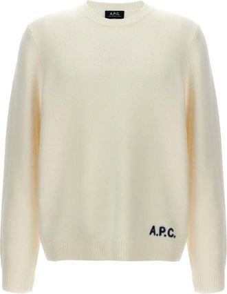 A.P.C. A.p.c., Truien & Vesten, Heren, Wit, M, Wol, Edward Sweater