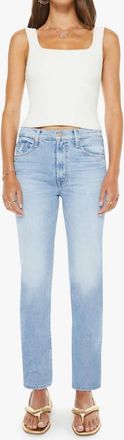 Mother High Waisted Rider Hover Jeans In Comeback