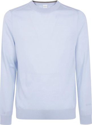 Paul Smith Trui met ronde hals - Heren - Ronde hals truien - Blauw - 2XL - Truien & Vesten