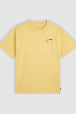 Levi's Vintage Fit Graphic Tee - Hombre - 2XS - Yellow / Two Horse Aquatic Lounge Raffia