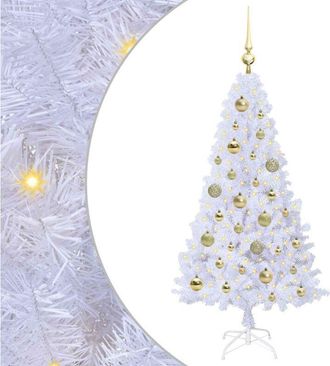 vidaXL &Aacute;rbol De Navidad Artificial Con 150 Led 120 Cm Pvc Y Acero Vidaxl