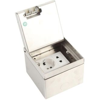 OEM Toma De Corriente Empotrada De 250 V Ca, Enchufe De Suelo, Elegante Enchufe De Suelo De Acero Inoxidable Pc, Enchufe Empotrado Impermeable