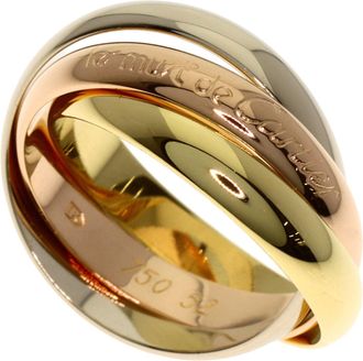 Cartier Yellow Gold (18K) Pink Gold (18K) White Gold (18K) Band Ring (Pre-Owned)