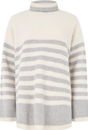 Moorer Vera Turtleneck Trui - Dames - Coltruien - Wit - XS - Kasjmier - Truien & Vesten