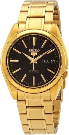 Seiko Series 5 Automatic Black Dial Mens Watch SNKL50